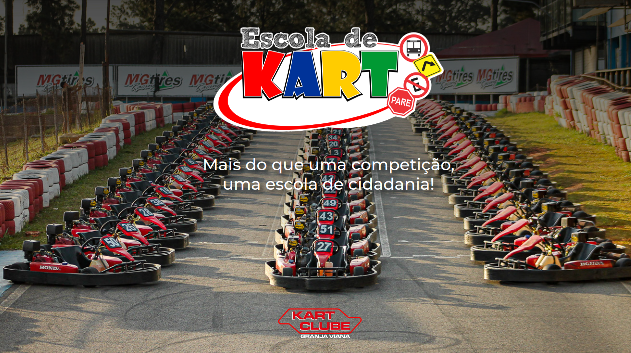 Imagem representativa do Projeto Escola de Kart